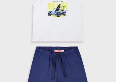 Σετ με τύπωμα για αγόρι | ΜΠΛΕ - Energiers - 